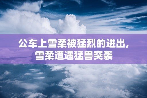 公车上雪柔被猛烈的进出,雪柔遭遇猛兽突袭