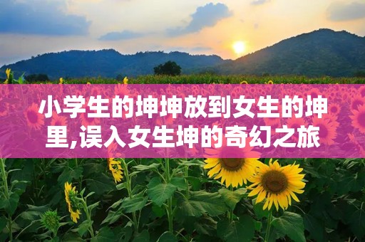 小学生的坤坤放到女生的坤里,误入女生坤的奇幻之旅