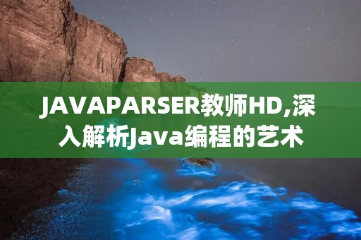JAVAPARSER教师HD,深入解析Java编程的艺术