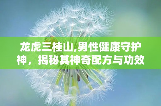 龙虎三桂山,男性健康守护神，揭秘其神奇配方与功效