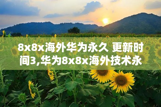 8x8x海外华为永久 更新时间3,华为8x8x海外技术永恒升级之旅
