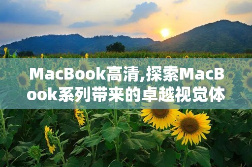 MacBook高清,探索MacBook系列带来的卓越视觉体验