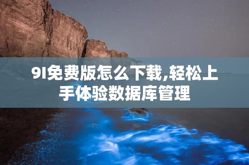 9I免费版怎么下载,轻松上手体验数据库管理