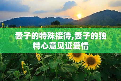 妻子的特殊接待,妻子的独特心意见证爱情