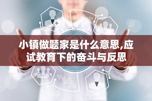 小镇做题家是什么意思,应试教育下的奋斗与反思