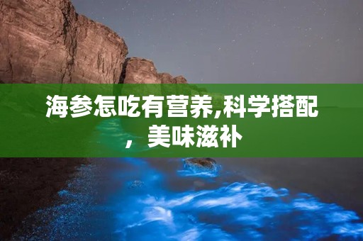 海参怎吃有营养,科学搭配，美味滋补