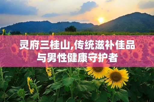 灵府三桂山,传统滋补佳品与男性健康守护者