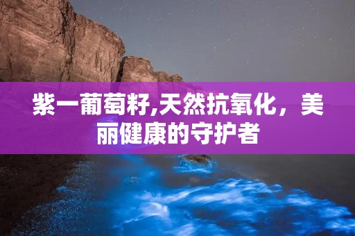 紫一葡萄籽,天然抗氧化，美丽健康的守护者