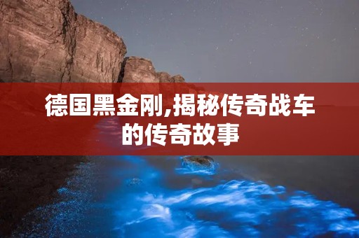 德国黑金刚,揭秘传奇战车的传奇故事