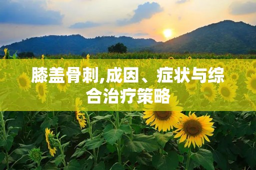 膝盖骨刺,成因、症状与综合治疗策略