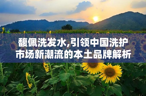 馥佩洗发水,引领中国洗护市场新潮流的本土品牌解析”