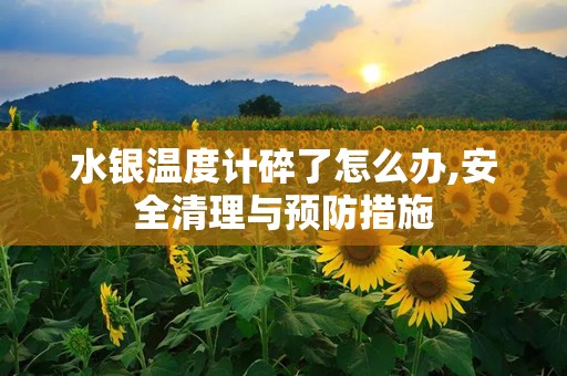 水银温度计碎了怎么办,安全清理与预防措施