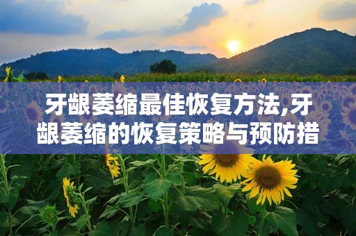 牙龈萎缩最佳恢复方法,牙龈萎缩的恢复策略与预防措施