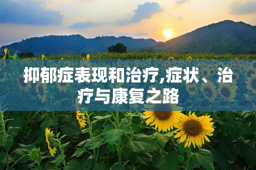 抑郁症表现和治疗,症状、治疗与康复之路