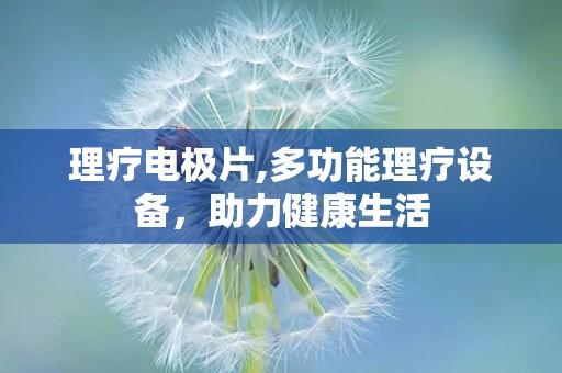 理疗电极片,多功能理疗设备，助力健康生活