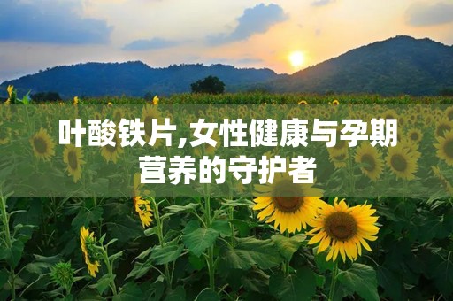 叶酸铁片,女性健康与孕期营养的守护者