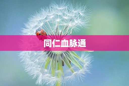 同仁血脉通