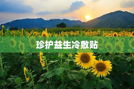珍护益生冷敷贴