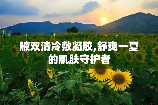 腋双清冷敷凝胶,舒爽一夏的肌肤守护者