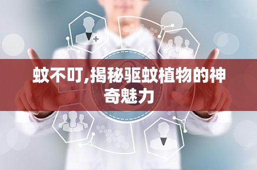 蚊不叮,揭秘驱蚊植物的神奇魅力
