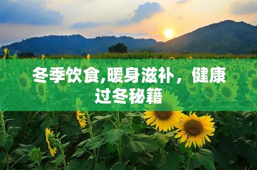 冬季饮食,暖身滋补，健康过冬秘籍