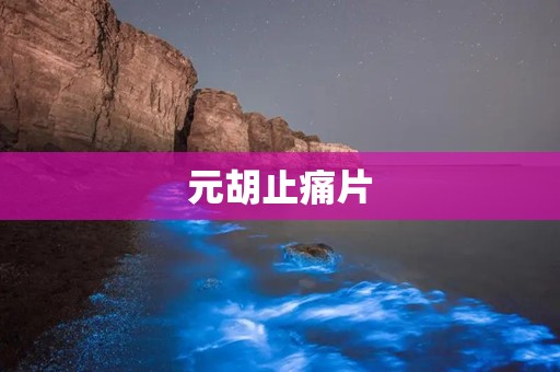 元胡止痛片