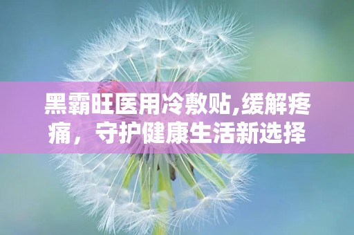 黑霸旺医用冷敷贴,缓解疼痛，守护健康生活新选择