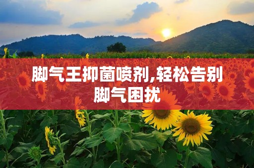 脚气王抑菌喷剂,轻松告别脚气困扰