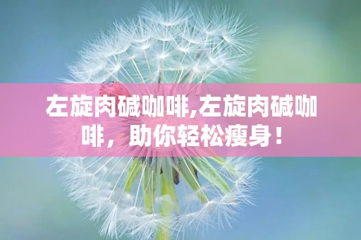 左旋肉碱咖啡,左旋肉碱咖啡，助你轻松瘦身！
