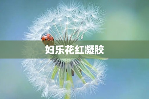 妇乐花红凝胶