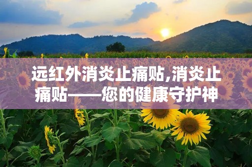 远红外消炎止痛贴,消炎止痛贴——您的健康守护神