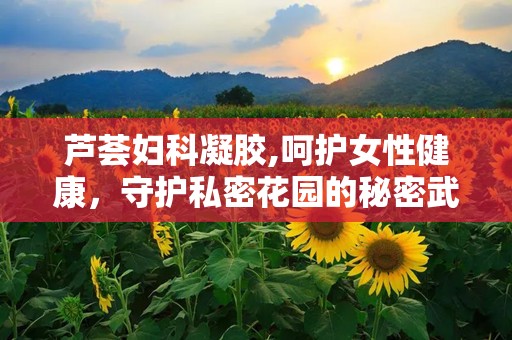 芦荟妇科凝胶,呵护女性健康，守护私密花园的秘密武器