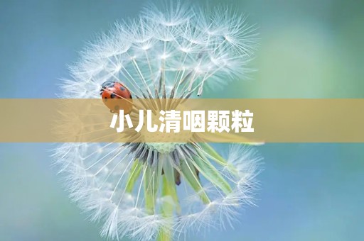小儿清咽颗粒